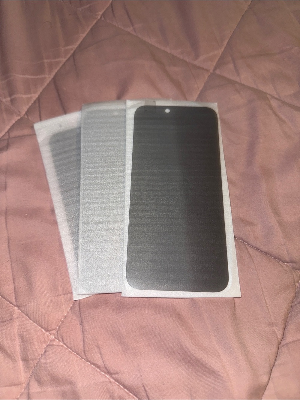 Privacy Tempered Glass Screen Protectors - Pack of 3